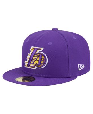 Men's Purple Los Angeles Lakers Deceptor 59FIFTY Fitted Hat