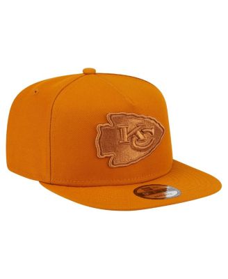 Men's Brown Kansas City Chiefs Color Pack A-Frame 9FIFTY Snapback Hat