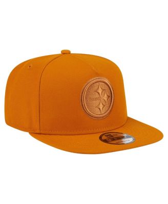 Men's Brown Pittsburgh Steelers Color Pack A-Frame 9FIFTY Snapback Hat