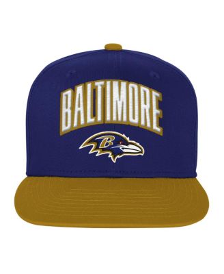 Big Boys and Girls Purple Baltimore Ravens Essentials Adjustable Hat
