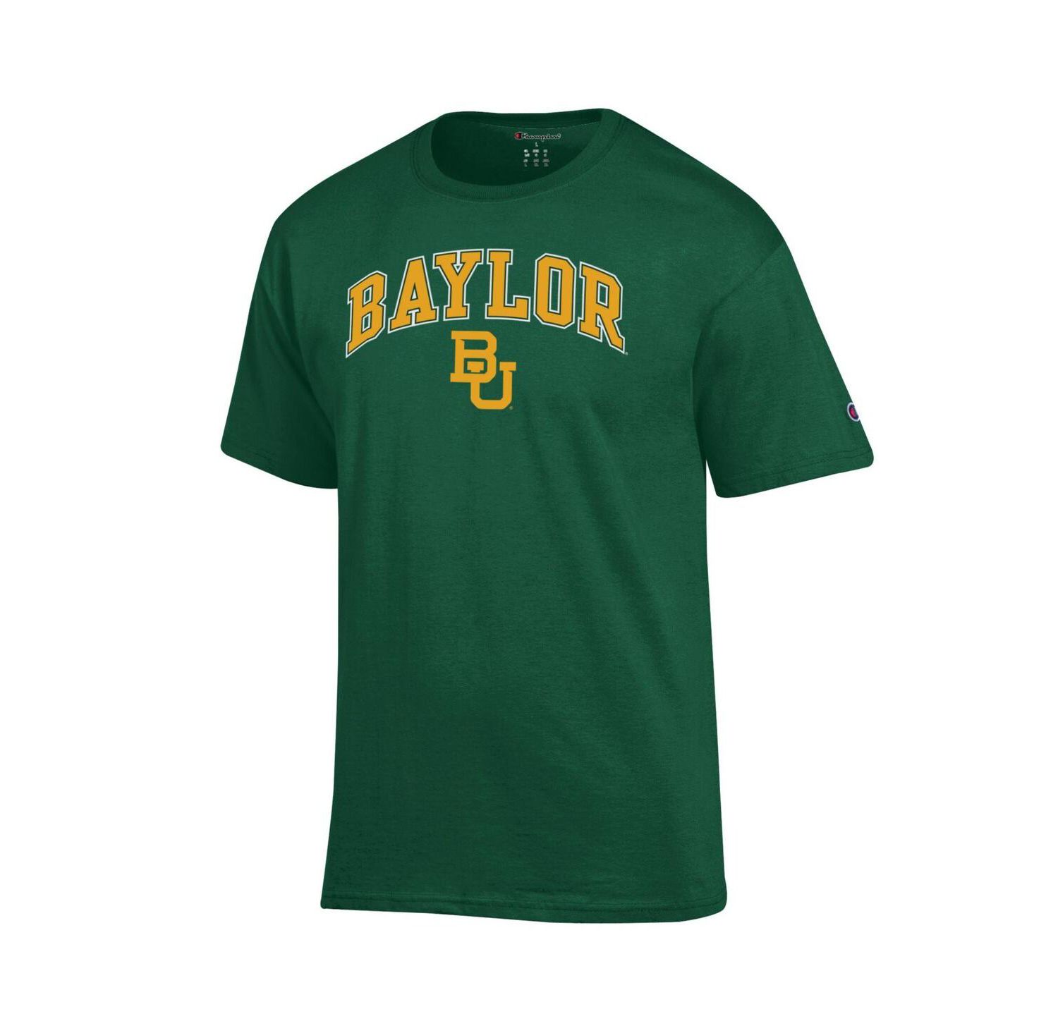 Men's Green Baylor Bears Arch Over Logo T-Shirt