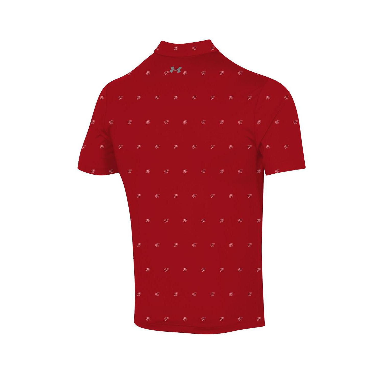Men's Red Wisconsin Badgers Gameday ArmourFuse Polo Shirt