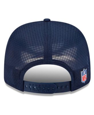 Men's Navy Dallas Cowboys 2025 Sideline Throwback 9SEVENTY Trucker Adjustable Hat