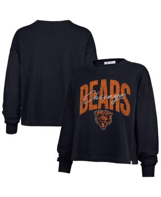'47 Brand - Women's Navy Chicago Bears Muse Sydney Long Sleeve T-Shirt