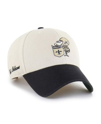 '47 Brand - Men's Cream/Black New Orleans Saints Fairfield MVP Throwback Adjustable Hat