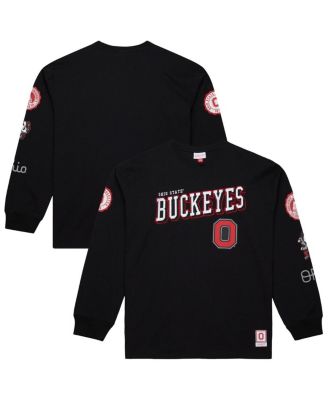 Mitchell & Ness - Men's Black Ohio State Buckeyes Training Camp Long Sleeve T-Shirt