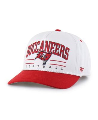 '47 Brand - Men's White/Red Tampa Bay Buccaneers Roscoe Two-Toned Hitch Adjustable Hat