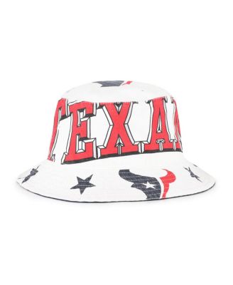 Women's White Houston Texans Energize Bucket Hat