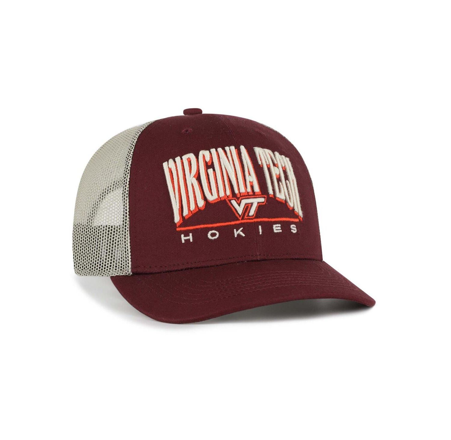 Men's Maroon Virginia Tech Hokies Arid Adjustable Trucker Hat