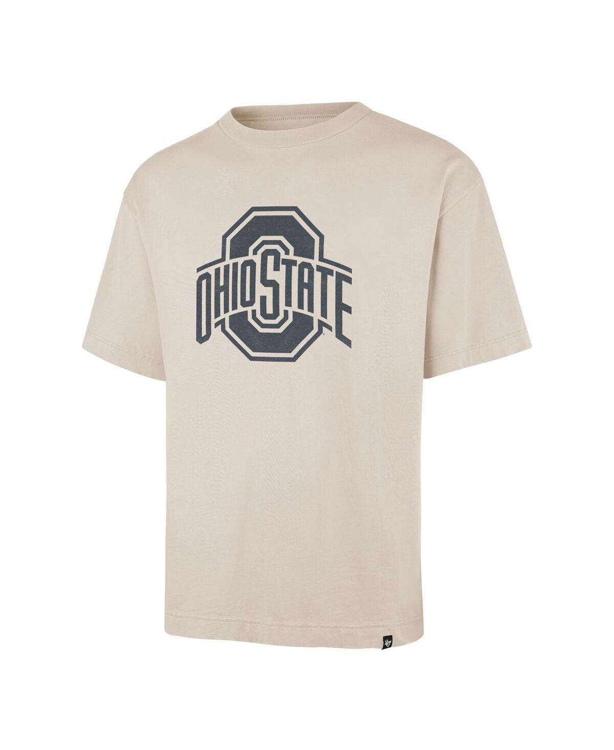 47 Brand Men's Cream Ohio State Buckeyes Ravine Foundation T-shirt In Neutral