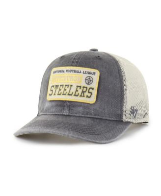 '47 Brand - Men's Charcoal Pittsburgh Steelers Canteen Relaxed Trucker Adjustable Hat