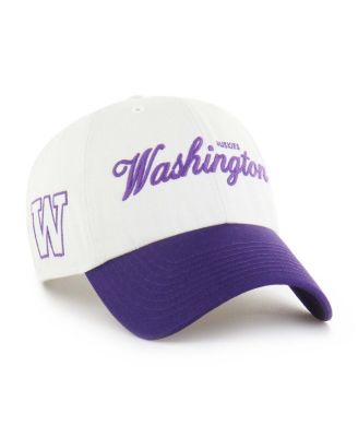 '47 Brand - Men's White Washington Huskies Contemporary Basics Foundation Clean Up Adjustable Hat