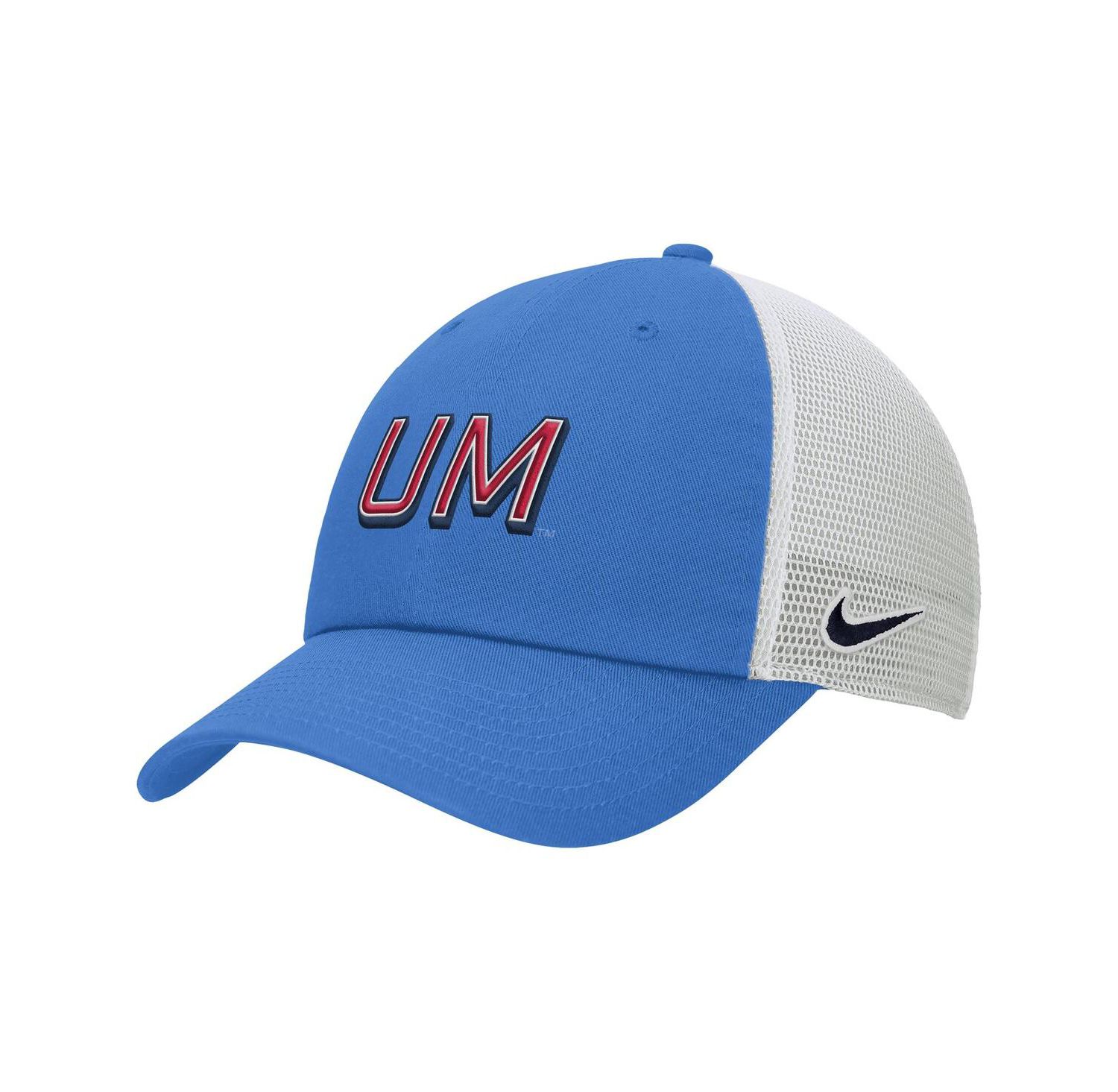 Men's Powder Blue Ole Miss Rebels On-Field Club Adjustable Trucker Hat