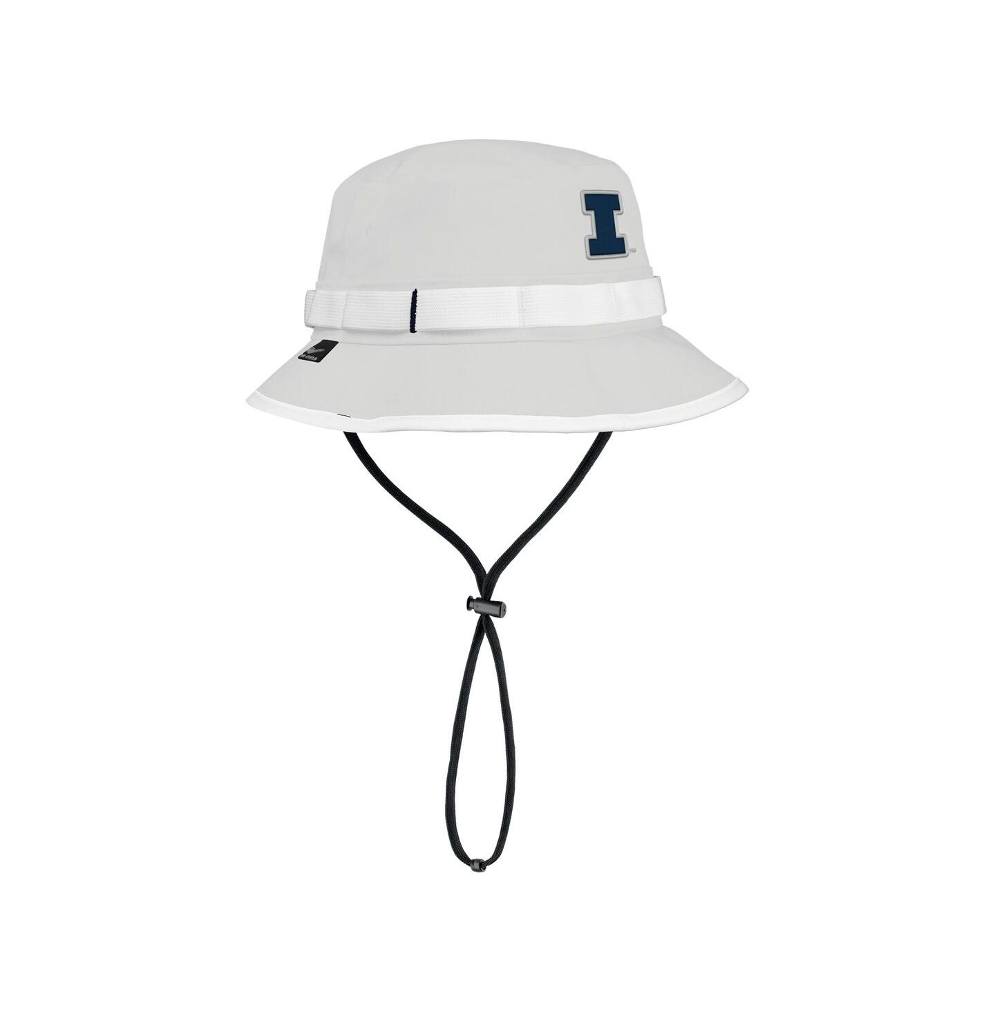 Мужская панама Nike Gray Illinois Fighting Illini 2025 On-Field Boonie Performance Bucket Hat — фото 1