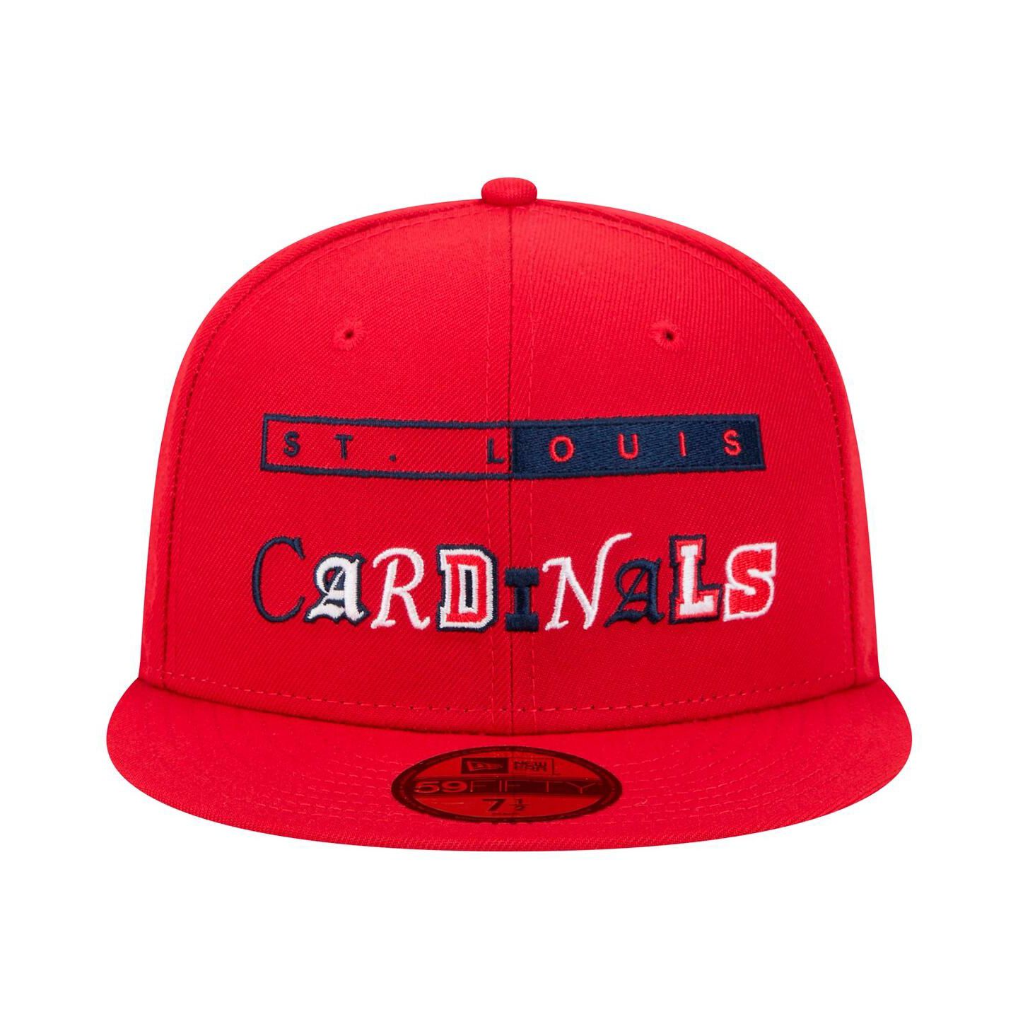Мужская кепка New Era Red St. Louis Cardinals Ransom 59FIFTY Fitted Hat — фото 5