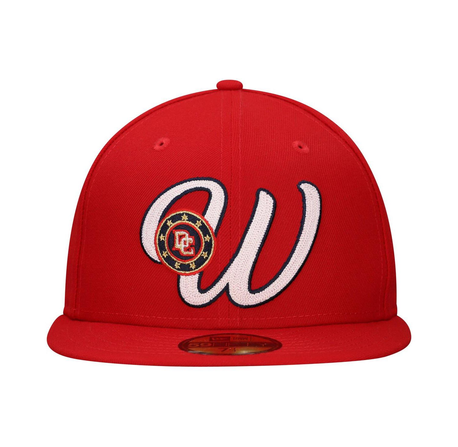 Men's Red Washington Nationals Duo Logo 2.0 59FIFTY Fitted Hat