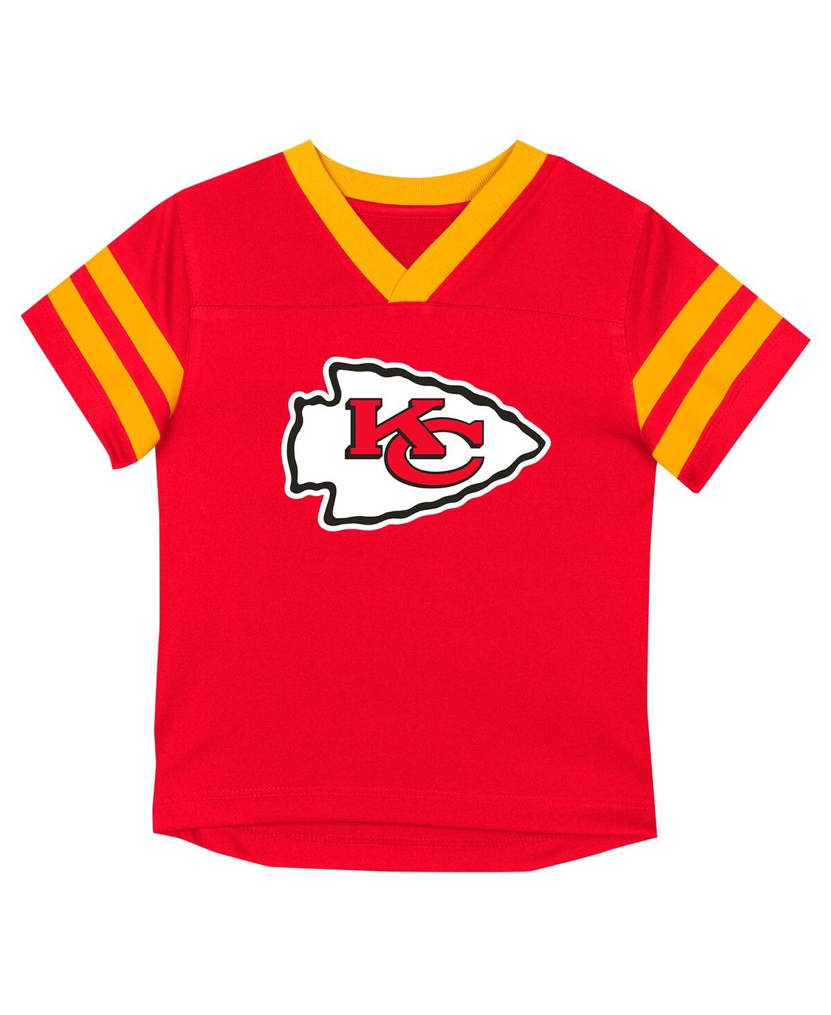 Outerstuff 2-piece Toddler Kansas City Chiefs T-shirt And Pants Set In Yellow