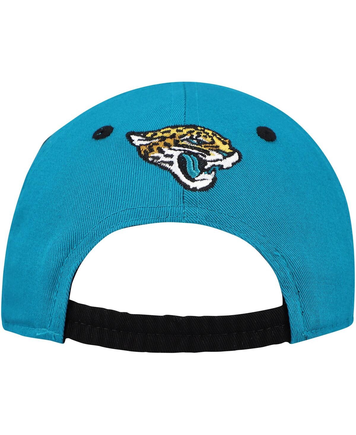 Outerstuff Baby Boys And Girls Teal/black Jacksonville Jaguars My First Tail Sweep Slouch Flexâ Hat In Blue