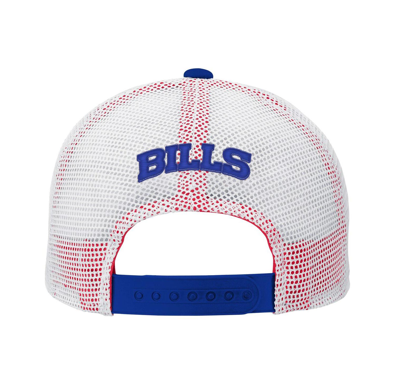 Big Boys and Girls Royal Buffalo Bills Core Lockup Trucker Adjustable Hat