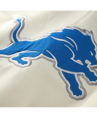 Men's Oatmeal Detroit Lions Big Tall Chest Print and Logo Short Sleeve Pullover Hoodie