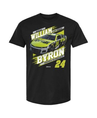 Men's Black William Byron Raptor Car T-Shirt