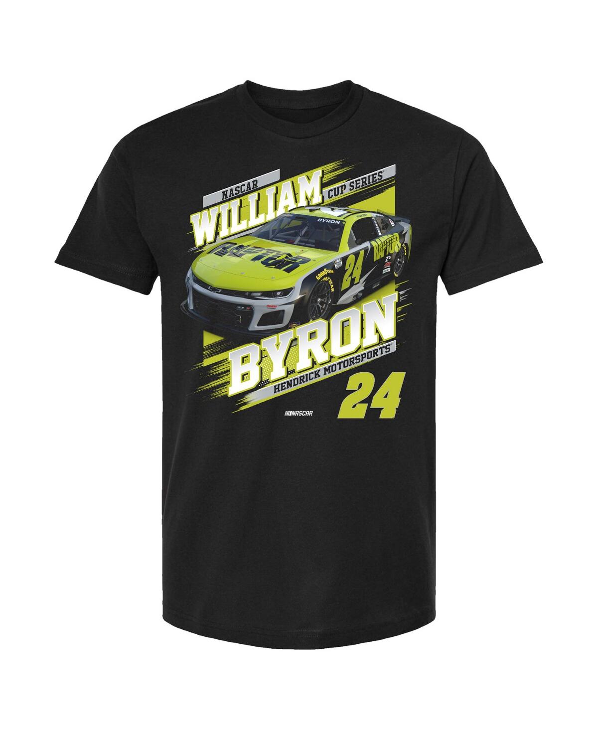 Hendrick Motorsports Team Collection Men's Black William Byron Raptor Car T-shirt In Black