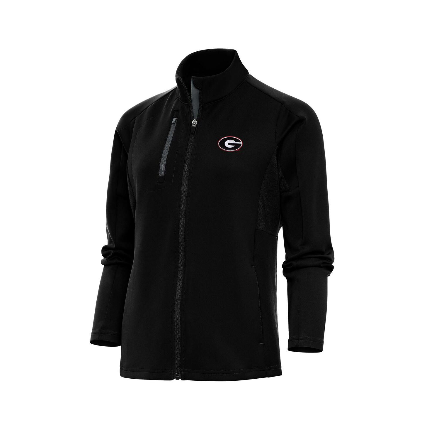 Женская куртка Antigua Black Georgia Bulldogs Generation Full-Zip — фото 1