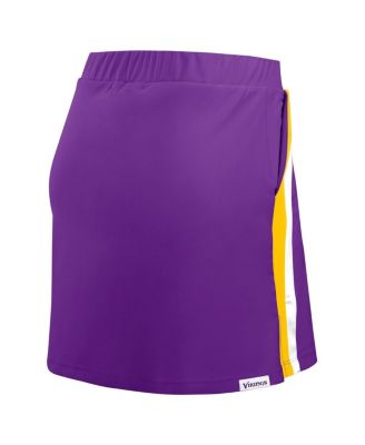 Women's Purple Minnesota Vikings Stripe Skort