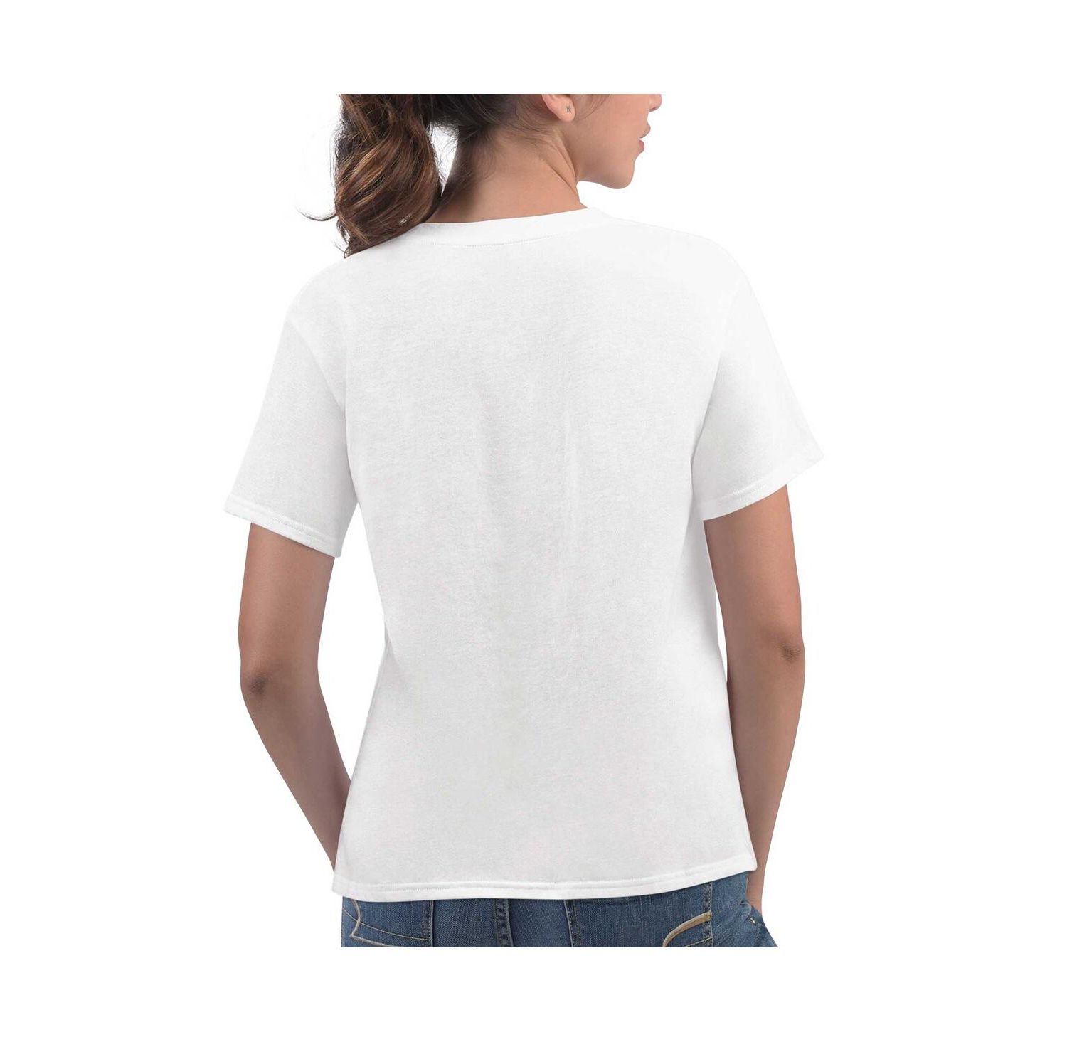 Women's White Tennessee Titans Play The Ball T-Shirt