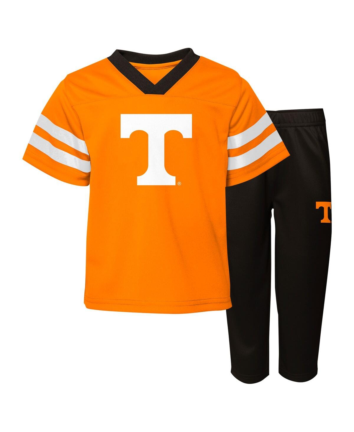 Outerstuff Baby Boys And Girls 2-piece Tennessee Volunteer Red Zone Jersey And Pants Set In Multi