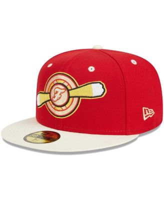 New Era - Men's Red Winston-Salem Dash Theme Nights Flight 59FIFTY Fitted Hat