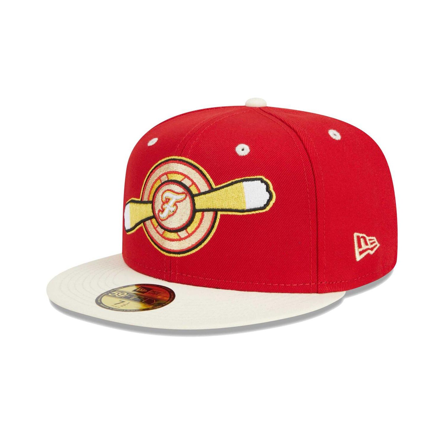 Men's Red Winston-Salem Dash Theme Nights Flight 59FIFTY Fitted Hat