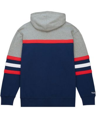 Mitchell Ness Men's Navy Ole Miss Rebels Head Coach Pullover Hoodie