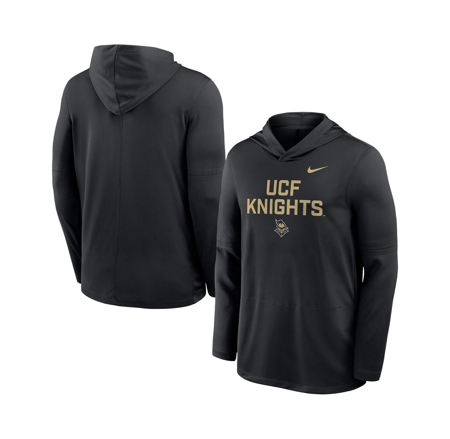 Men's Black UCF Knights Sideline Dri-FIT Lightweight Sweatshirt