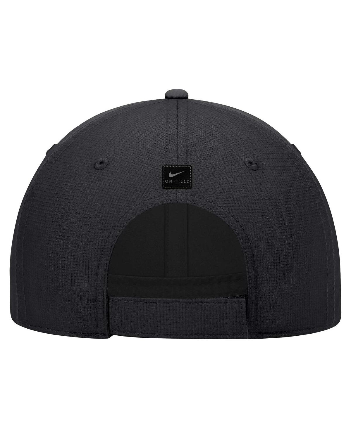 Nike Men's Black Army Black Knights 2024 Sideline Club Adjustable Hat