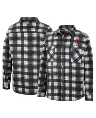 Colosseum - Men's Black Temple Owls Ellis Full-Snap Jacket