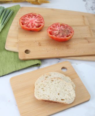 3-Piece Bamboo Cutting Board Set
