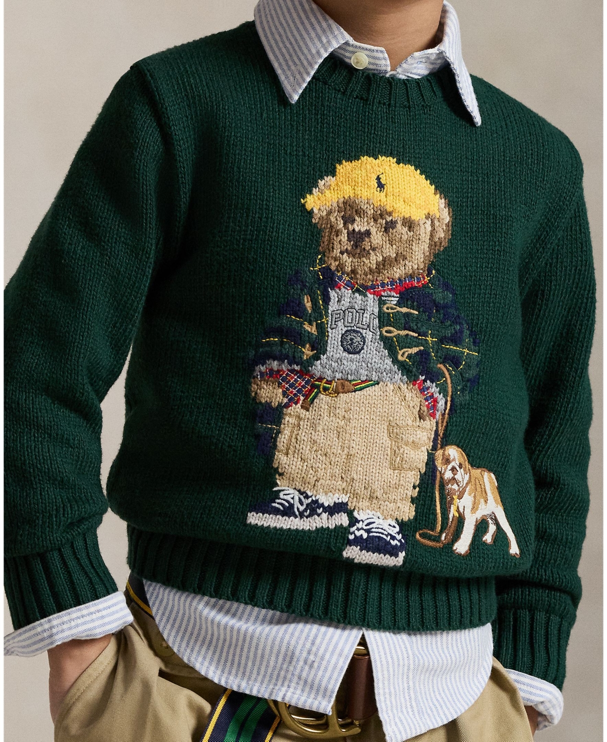 Polo Ralph Lauren Toddler and Little Boys Quilted Shirt Sweater