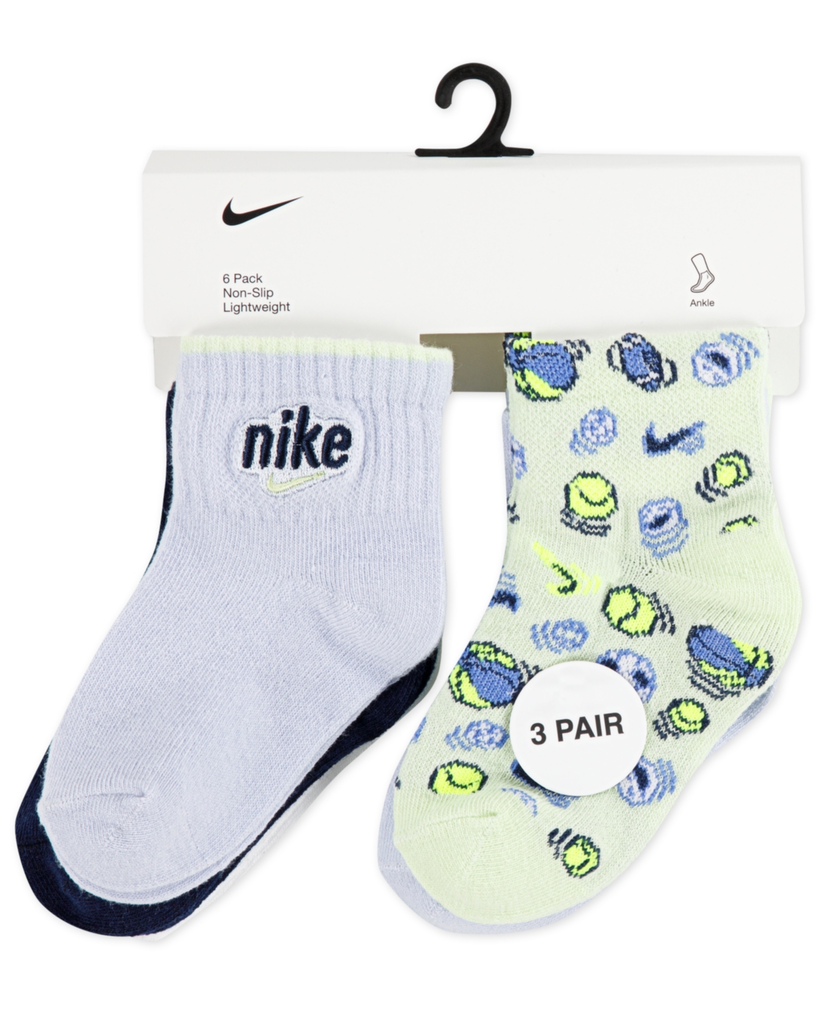 Nike Baby Girls 6-pack Play For All Infant Socks In Multi