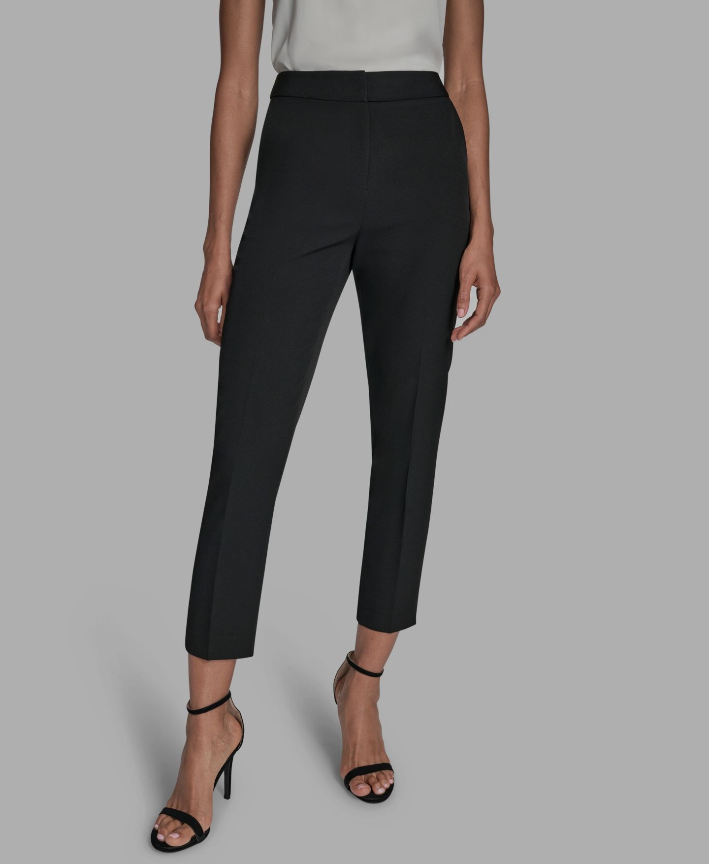 Женские брюки BCBG Slim Leg, цвет: Чёрный — фото 4