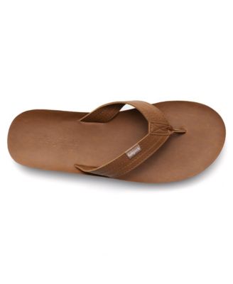 Men's Zensole Kinderz Faux Leather Flip-Flop Thong Sandals