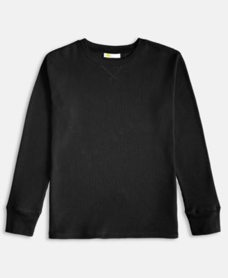 Boys' 5-20 Thermal Long-Sleeve Crewneck T-Shirt