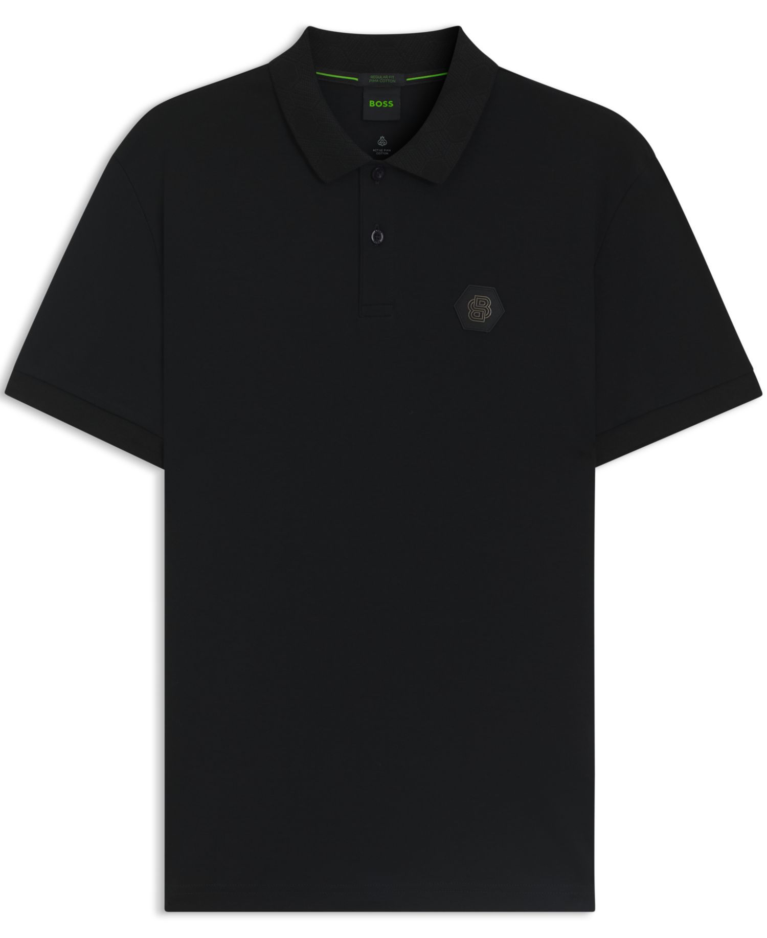 Men's Pima-Cotton Monogram Polo Shirt