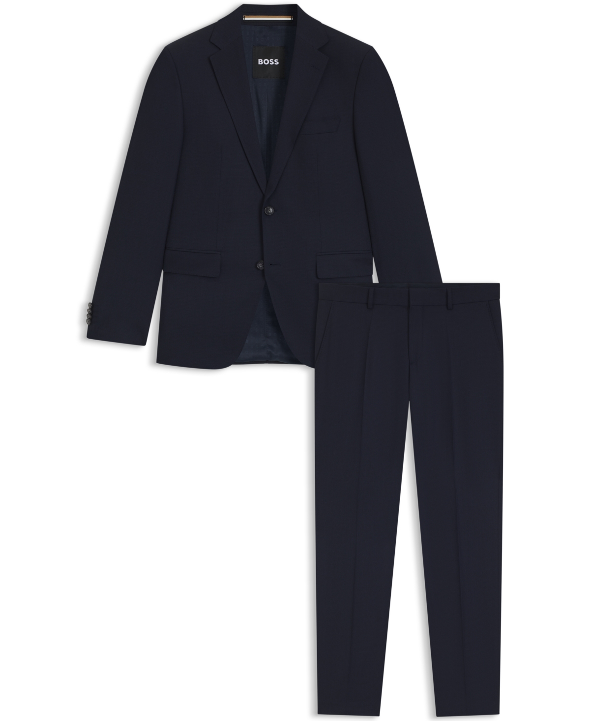 Hugo Boss Boss By  Men's 2-piece Regular Fit Suit In Black