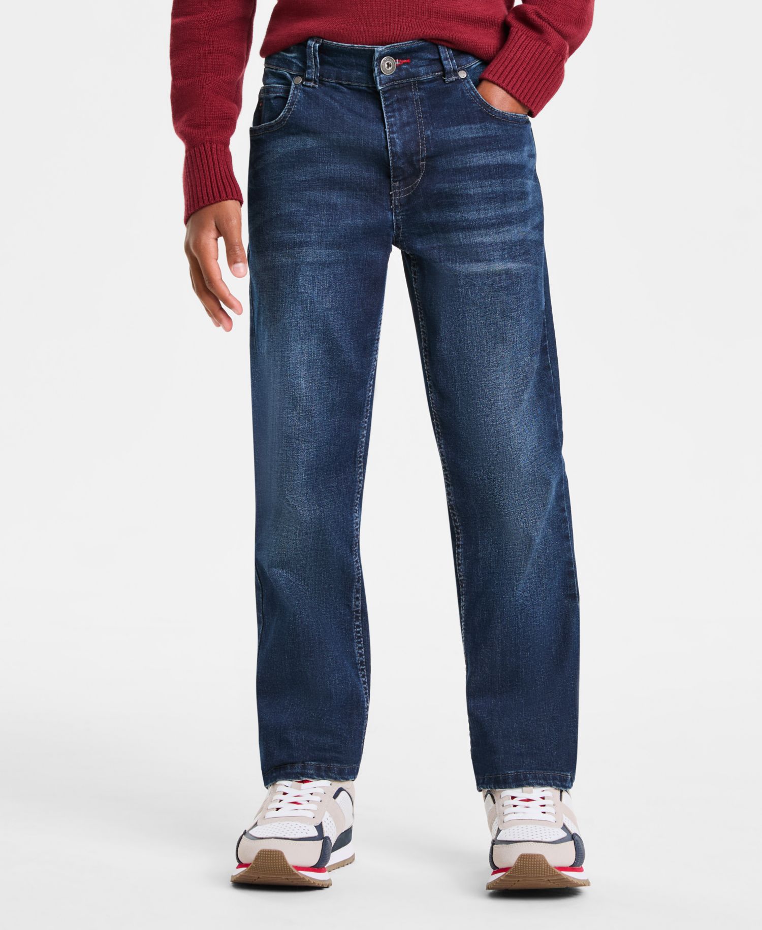 Big Boys Kent Straight-Fit Stretch Jeans
