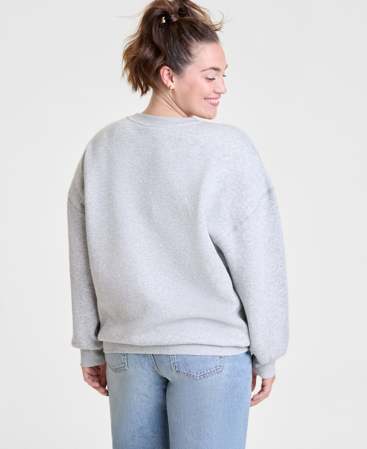 Macy's Thanksgiving Day Parade Unisex Light Heather Grey Crewneck Sweatshirt, Exclusive