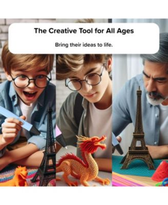 NEW 3dPen Artist STEM Learning Teenager & Adult 3D Drawing with Biodegradable Filaments Full Set Kit