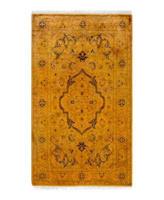 Adorn Hand Woven Rugs Fine Vibrance M1198 Rug Collection In Brown