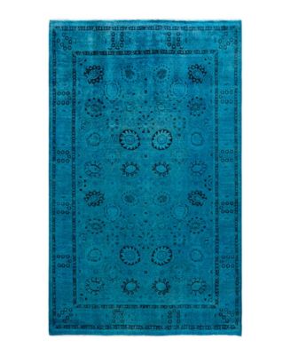 Adorn Hand Woven Rugs Fine Vibrance M1151 Rug Collection In Blue