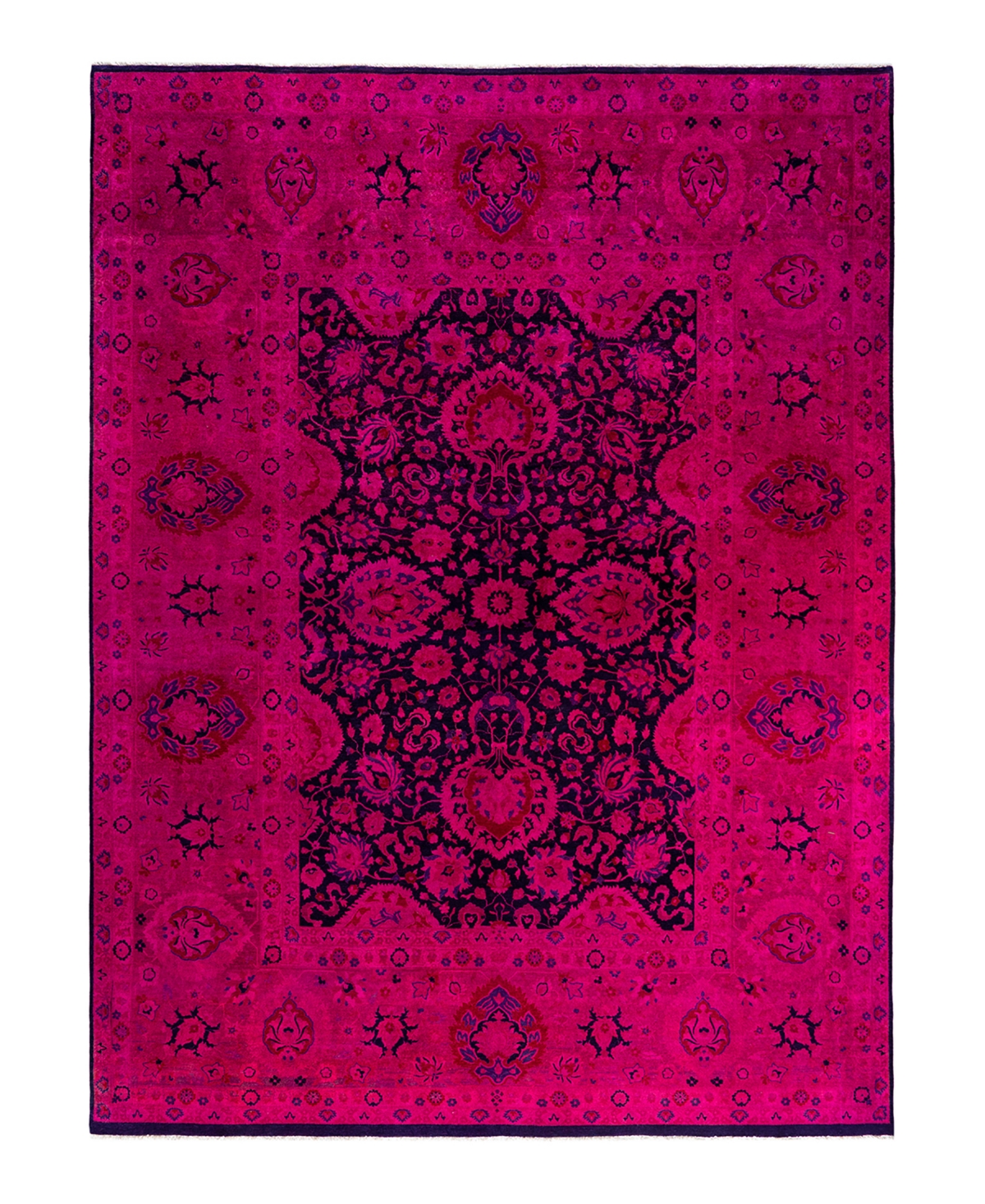Adorn Hand Woven Rugs Fine Vibrance M1422 9'1"x11'10" Area Rug In Pink